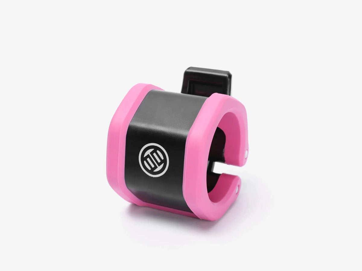 Luxiaojun India Olympic barbell collars made of durable plastic, designed to secure weight plates during lifting exercises.