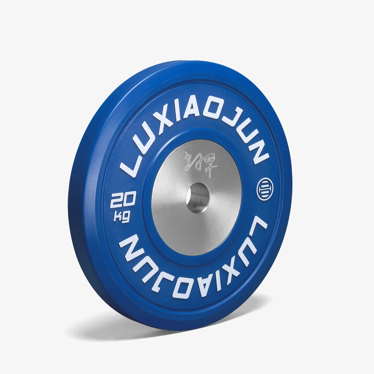 Luxiaojun India competition plates, durable gym equipment with a sleek design, used for weightlifting and strength training.